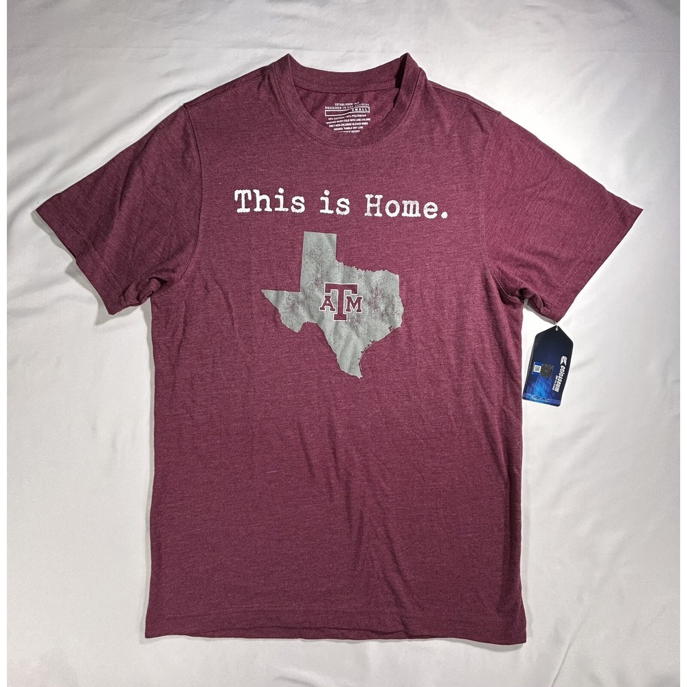 Colosseum Texas A and M Aggies short sleeve maroon tshirt men's‎ small New